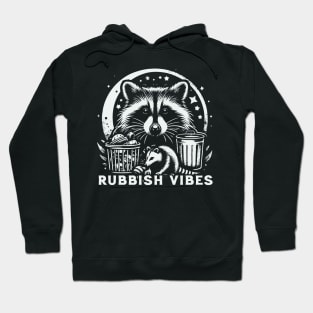 Rubbish Vibes Possum Raccoon Hoodie